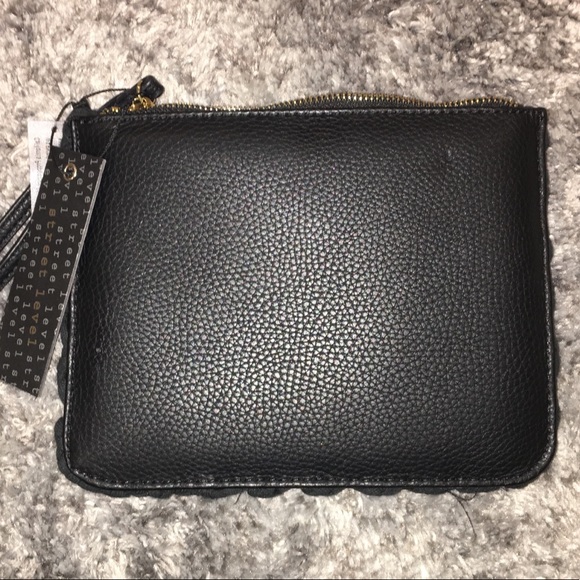 NWT Street Level Black Wristlet Clutch - Picture 3 of 7